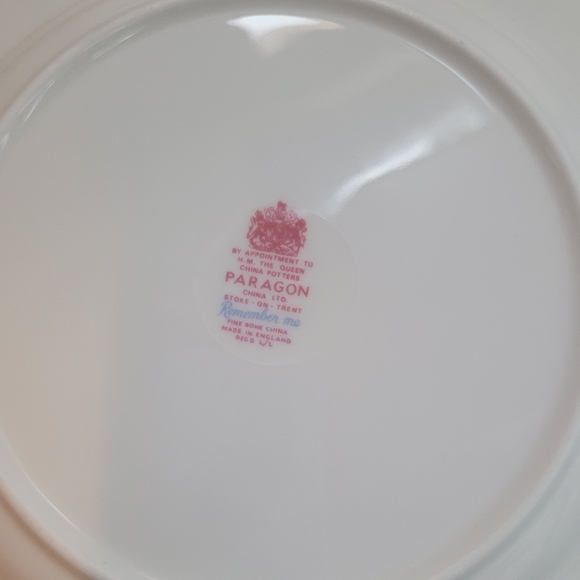 Paragon "Remember Me" Salad Plate - Picture 2 of 2